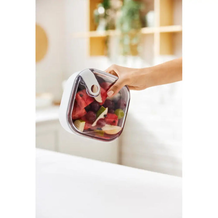 КУТИЯ ЗА ХРАНА 1 L ELA БЯЛА КВАДРАТ ROTHO