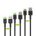 Комплект зелени клетки 3x GC Ray USB-C кабел 30 см 120 см
