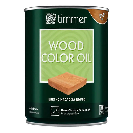 ЦВЕТНО МАСЛО ЗА ДЪРВО БОР 750 ML TIMMER