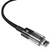 Кабел за бързо зареждане Baseus Gem USB to IP 2.4A 2 м Черен