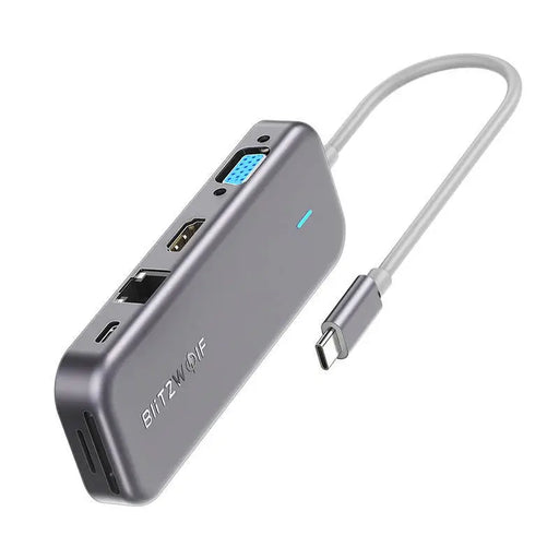 11в1 хъб Blitzwolf BW - TH8 USB - C 2x USB 3.0 2.0 1x