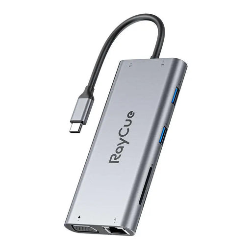 11в1 хъб RayCue USB - C към 2x USB - A 2.0 480Mbps