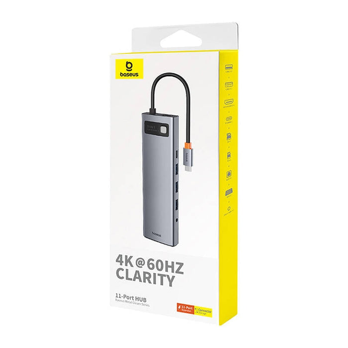 11в1 хъб Baseus StarJoy Metal Glam Series USB-C към HDMI