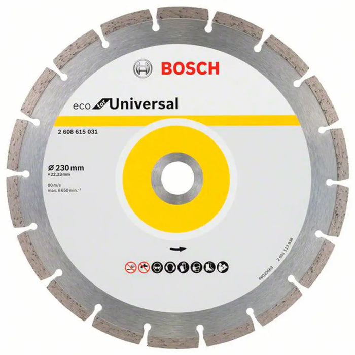 ДИАМАНТЕН ДИСК ЗА РЯЗАНЕ НА НЕМЕТАЛ BOSCH 230x22x23