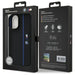 Силиконов калъф BMW Hexagon Blue Line MagSafe за iPhone 16