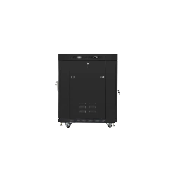 Шкаф Lanberg 19’’ свободно стоящ 15U/800x1000 (плосък