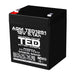 Оловна батерия TED ELECTRIC AGM 12V 5Ah 90/ 70/ 10 1mm