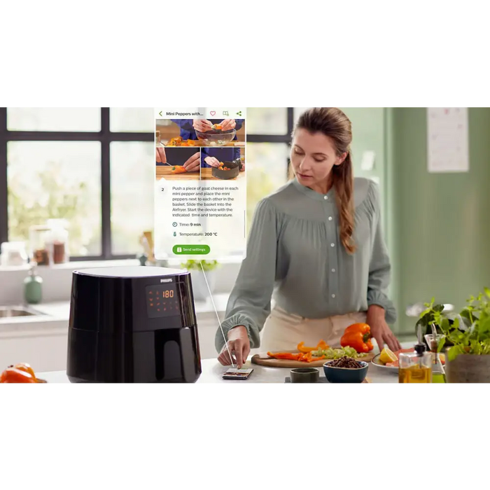 Фритюрник Philips Essential HD9280/70 Единичен 6,2 L 2000 W