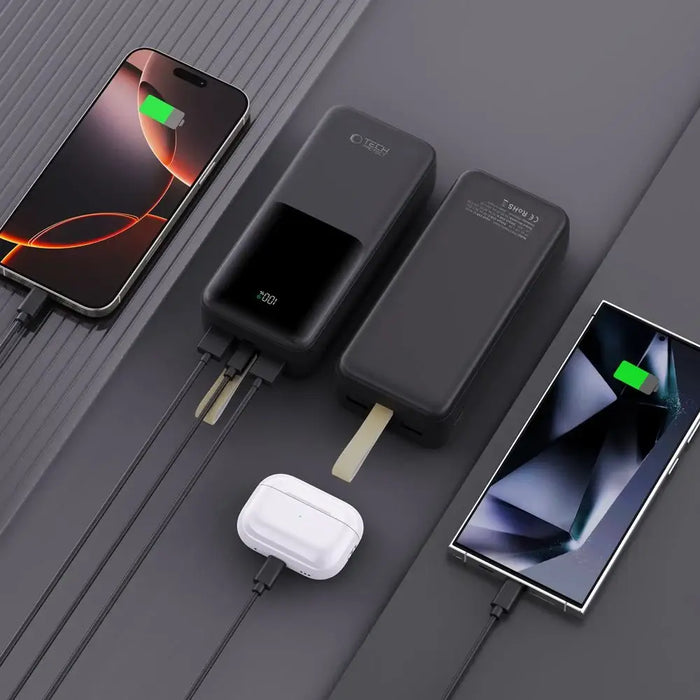 Преносима батерия Powerbank Tech-Protect PB03 30000mAh