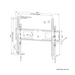 Стойка за стена Neomounts Level-750 (XL 100 kg с възможност