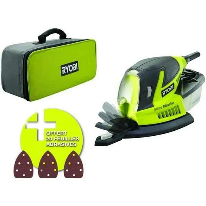 Ексцентрична шлифовъчна машина Ryobi Триъгълна 100 W