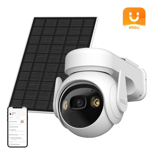 Въртяща се външна WiFi камера със соларен панел IMOU Cell