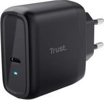 Зарядно за стена + USB-C кабел Trust 24817 Черен 65 W