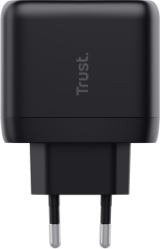 Зарядно за стена + USB-C кабел Trust 24817 Черен 65 W