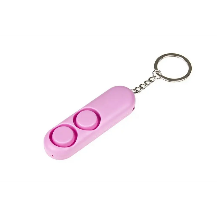 Персонална аларма GUARD PIRANHA 2 сирени 130 dB розова