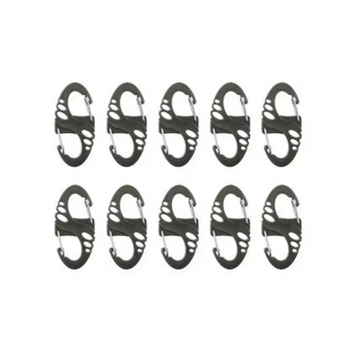 Комплект карабини Mil-Tec S-Hook - зелен