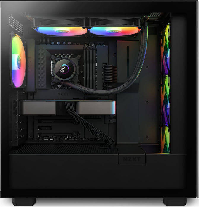 Охладител за процесор NZXT Kraken 280 RGB Black, LCD Display