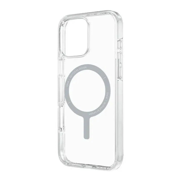 Прозрачен/прозрачен калъф за зареждане Uniq Clario iPhone
