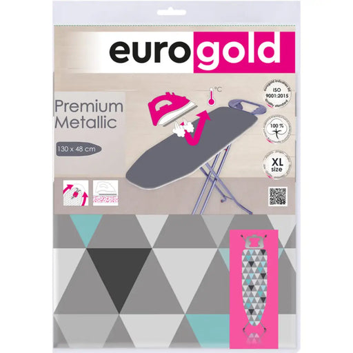 КАЛЪФ ЗА ДЪСКА ЗА ГЛАДЕНЕ XL 130 X 48 СМ EUROGOLD METALLIC