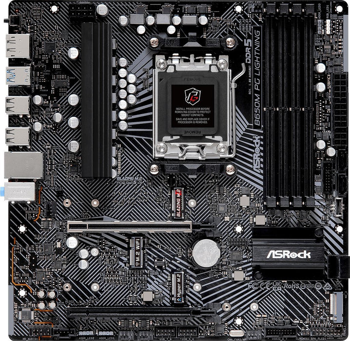 Дънна платка ASRock B650M PG LIGHTNING AMD B650 AMD AM5