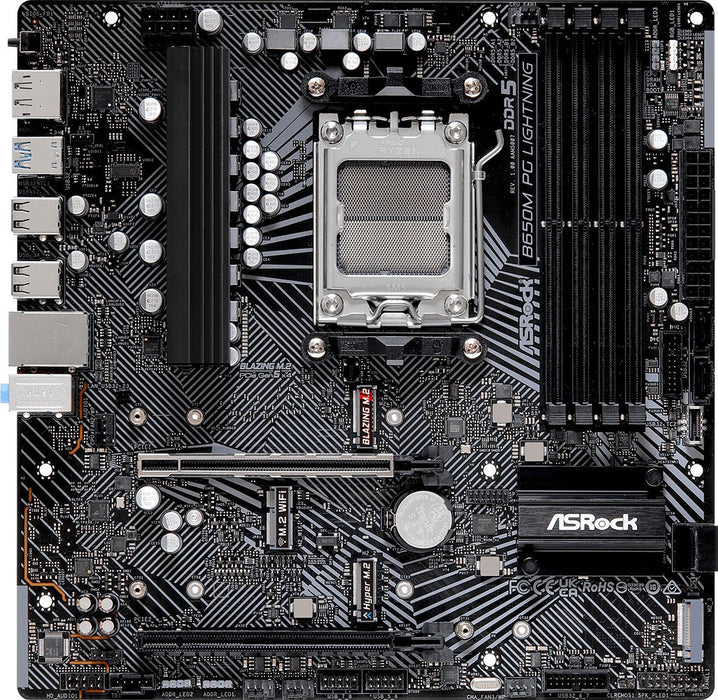 Дънна платка ASRock B650M PG LIGHTNING AMD B650 AMD AM5