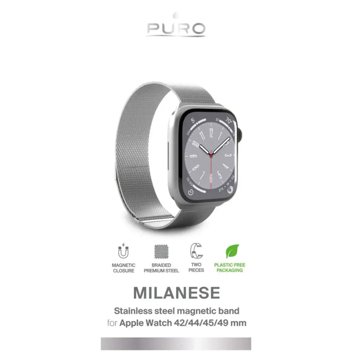 Каишка Puro Milanese от неръждаема стомана за Apple Watch