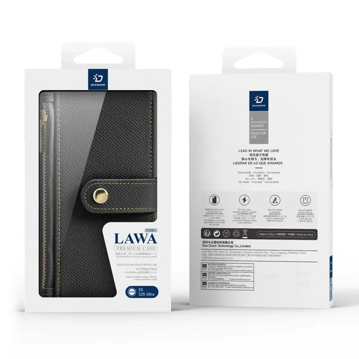 Кожен калъф Dux Ducis Lawa за Samsung Galaxy S25 Ultra