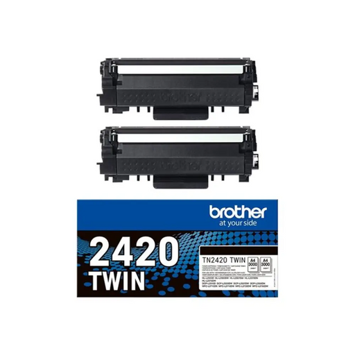 BROTHER TN2420 TWIN-пакет черни тонери BK 3000