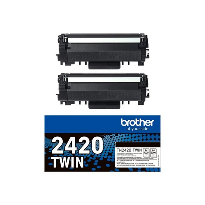 BROTHER TN2420 TWIN-пакет черни тонери BK 3000