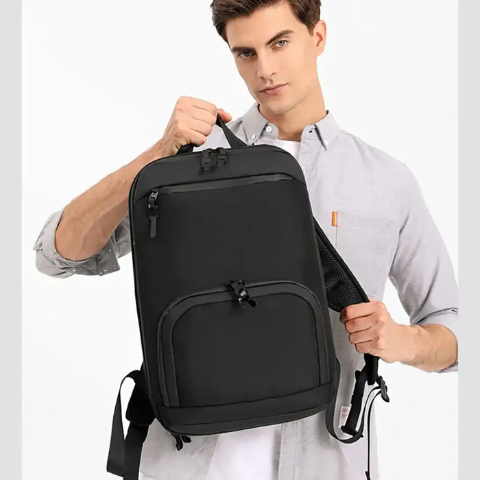 Премиум водоустойчива раница за лаптоп Wozinsky - черна