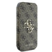 Калъф Guess 4G с метално лого за iPhone 16 Pro - кафяв