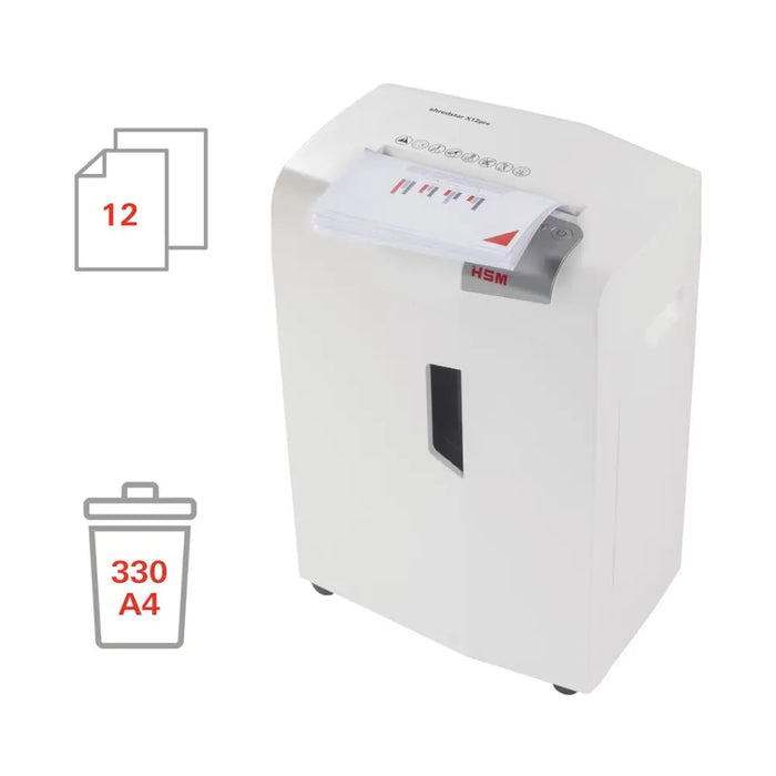 Шредер за документи HSM shredstar X12pro 2 x 15 mm