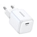 Мини адаптер Ugreen Nexode Mini GaN USB-C 30W PD бял