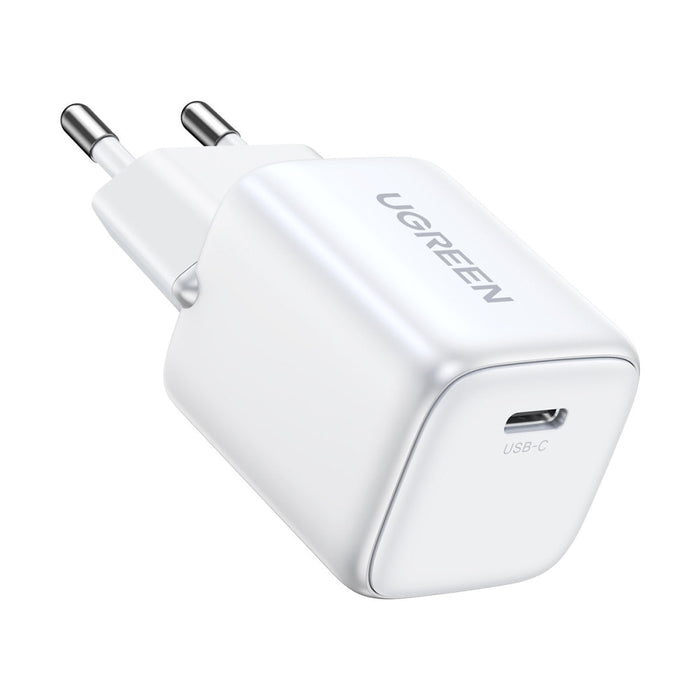 Мини адаптер Ugreen Nexode mini CD318 GaN 20W USB-C бял