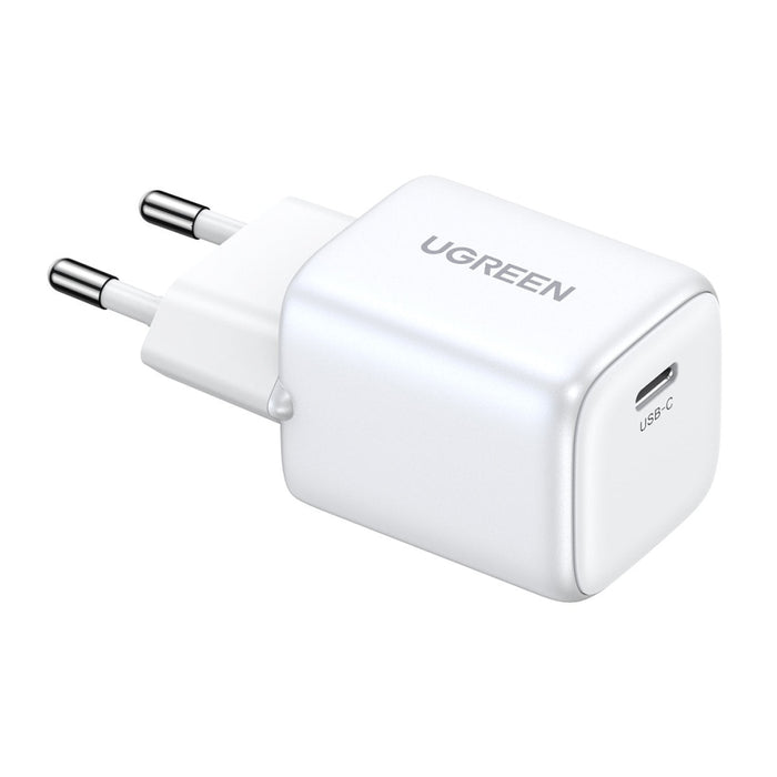 Мини адаптер Ugreen Nexode mini CD318 GaN 20W USB-C бял