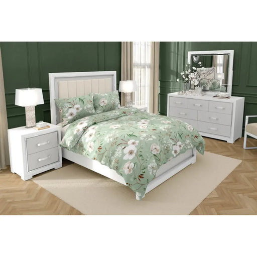 ДВОЕН СПАЛЕН КОМПЛЕКТ 4 ЧАСТИ РАНФОРС DILIOS МАГНОЛИЯ