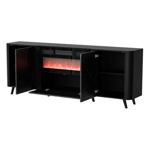 Скрин Cama Volare 200 x 39 x 75 см черно/сан себастиан