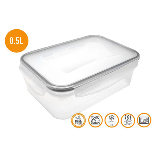 КУТИЯ ЗА ХРАНА 0.500 L ХЕРМЕТИЧЕСКА NERTHUS