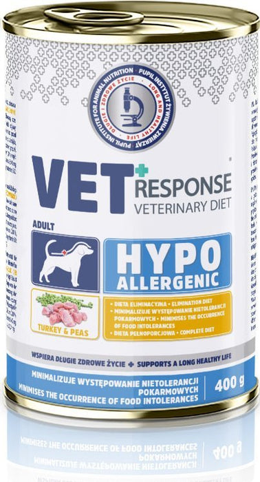 VET RESPONSE Хипоалергичен indyk karma dla psa400g