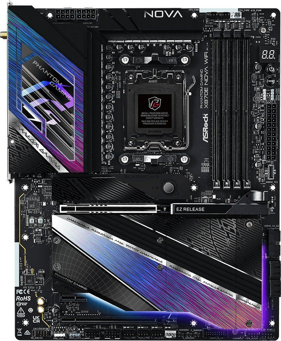 Дънна платка ASRock 90-MXBPX0-A0UAYZ AMD X870E AMD AM5