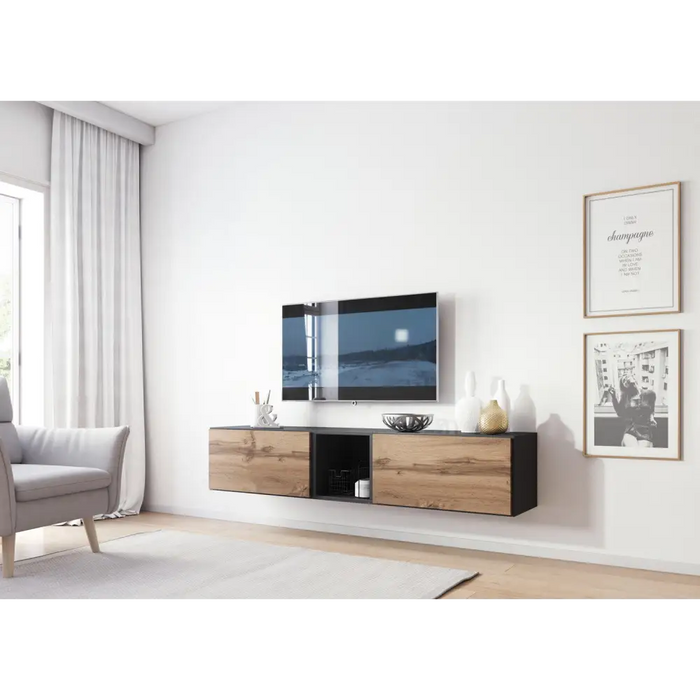 Холна гарнитура Cama ROCO 10 (2xRO3 + RO6) антрацит/дъб