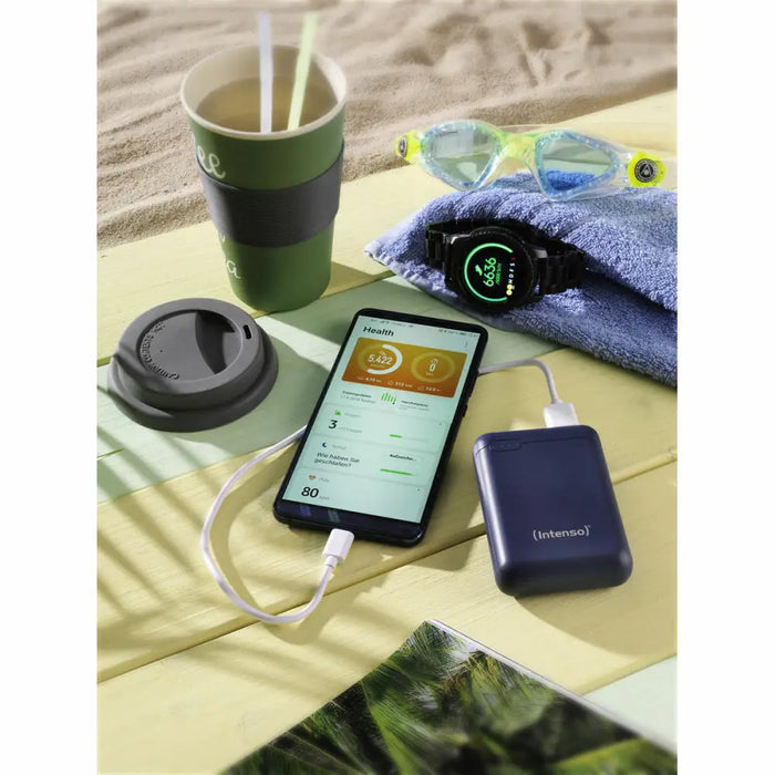 Преносима батерия Powerbank INTENSO 7313535 Син 10000 mAh
