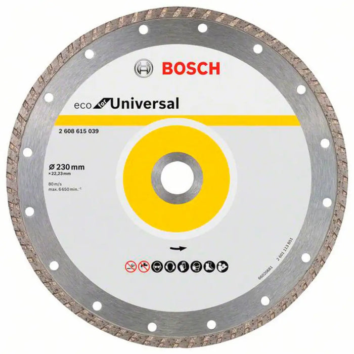ДИАМАНТЕН ДИСК ЗА РЯЗАНЕ НА НЕМЕТАЛ BOSCH 230x22.23