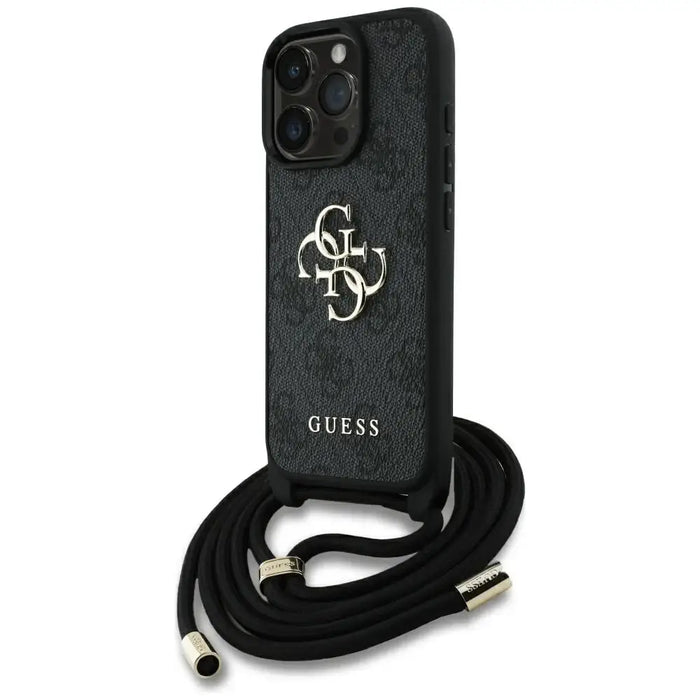 Калъф за през рамо с голямо лого Guess 4G за iPhone 16 Pro