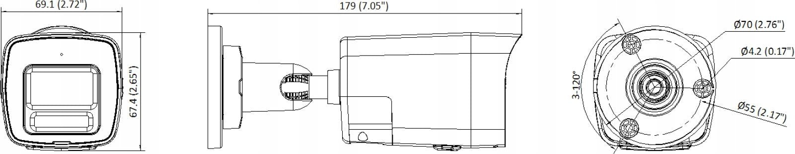 IP КАМЕРА HIKVISION DS-2CD1043G2-LIUF/SL 2.8MM PL