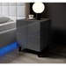 Нощно шкафче Cama REJA графитено сиво гланц/графитено сиво