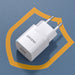 Адаптер Dudao A13Pro GaN 33W PPS USB-C / USB бял