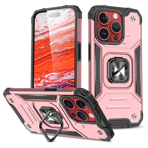 Кейс Wozinsky Ring Armor за iPhone 15 Pro златист