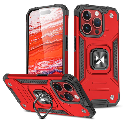 Кейс Wozinsky Ring Armor за iPhone 15 Pro Max червен