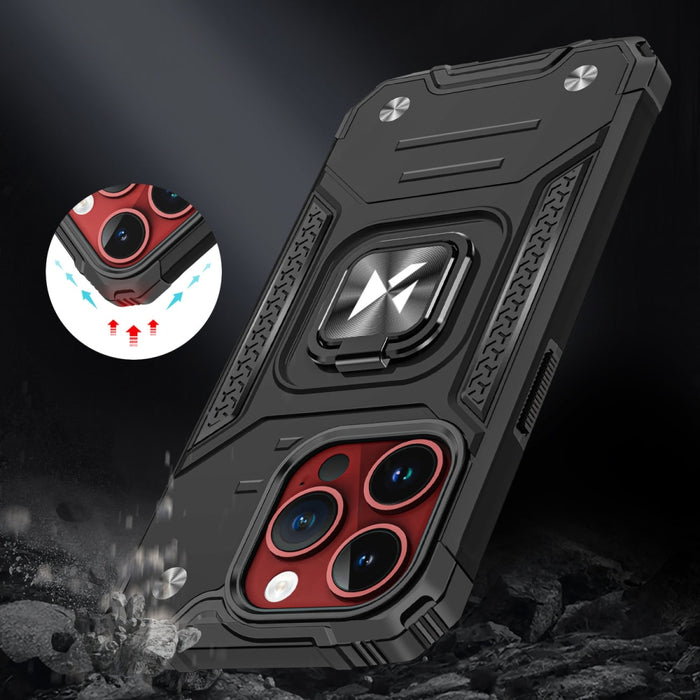 Кейс Wozinsky Ring Armor за iPhone 15 Pro Max златист